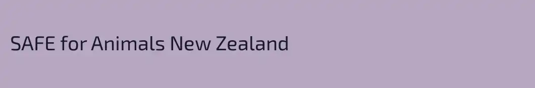 SAFE for Animals New Zealand